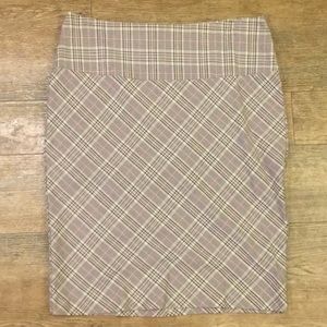 NWOT Wet Seal plaid pencil skirt